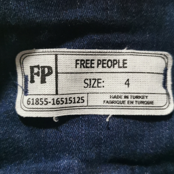 Free People denim skirt - Picture 2 of 3